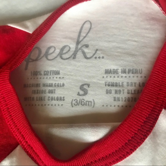NWT 🎄 Peek 3-6m 💯% Cotton T - Picture 2 of 2